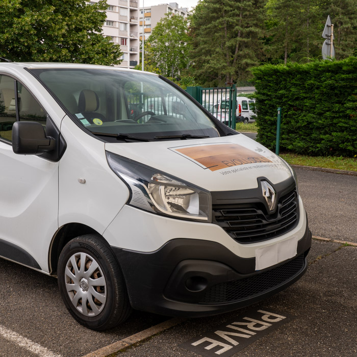 flocage vehicule utilitaire evolusols lyon